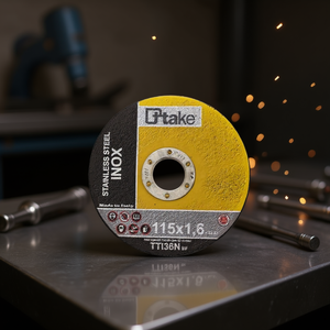 TTAKE ล้อขัดแบบแบน 180x22.23 มม. สำหรับตัดและเจียรสแตนเลส - Product Image 3