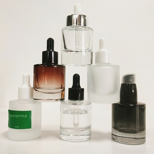 Luxury Thick Bottom Amber Glass <b>Dropper</b> <b>Bottles</b> Customize 15ml 30ml 40ml 50ml Frosted Cosmetic Serum <b>Bottle</b> - Product Image 4