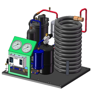 Échangeurs de chaleur tubulaires 2HP fonctionnant comme <span class=keywords><strong>chauffe</strong></span>-<span class=keywords><strong>eau</strong></span> <span class=keywords><strong>à</strong></span> pompe <span class=keywords><strong>à</strong></span> chaleur 18000BTU/4500kcal ou unités de réfrigération 0.5HP - Product Image 2