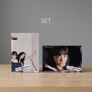 [Álbum Original Coreano 100% Auténtico] LE SSERAFIM 1er Álbum de Estudio 'UNFORGIVEN' (Versión WEVERSE ALBUMS) Conjunto - Product Image 1