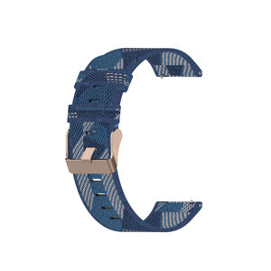 Eraysun, correa de muñeca de nailon trenzado de 18mm, correa de reloj para <span class=keywords><strong>Garmin</strong></span> <span class=keywords><strong>Vivomove</strong></span> <span class=keywords><strong>3S</strong></span>/Vivoactive para Mi Watch, accesorios para reloj inteligente - Product Image 4