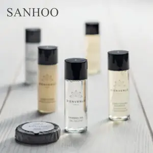 SANHOO Profesional Pabrik Hotel Sabun dan Perlengkapan Mandi Botol Sampo Portabel untuk Hotel