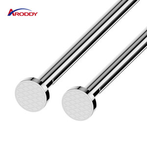 Barra de tensión deslizante lisa de 28 mm para cortina de ducha, para baño, de ARODDY Bulk Pricing Vendor - Product Image 1
