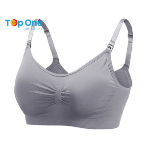 TopOne soutien-gorge d'allaitement post-partum soutien-gorge de distribution sans fil sans couture soutien-gorge d'allaitement de maternité sans trace pour les femmes enceintes - Product Image 4