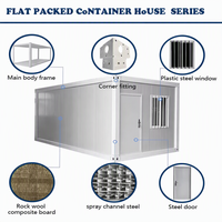 ZYBOX Maisons Modulaires Préfabriquées Portables Conteneurs Dépliables Tiny Homes Cabines Bureaux Modules d'Habitation Kits Maisons Extensibles