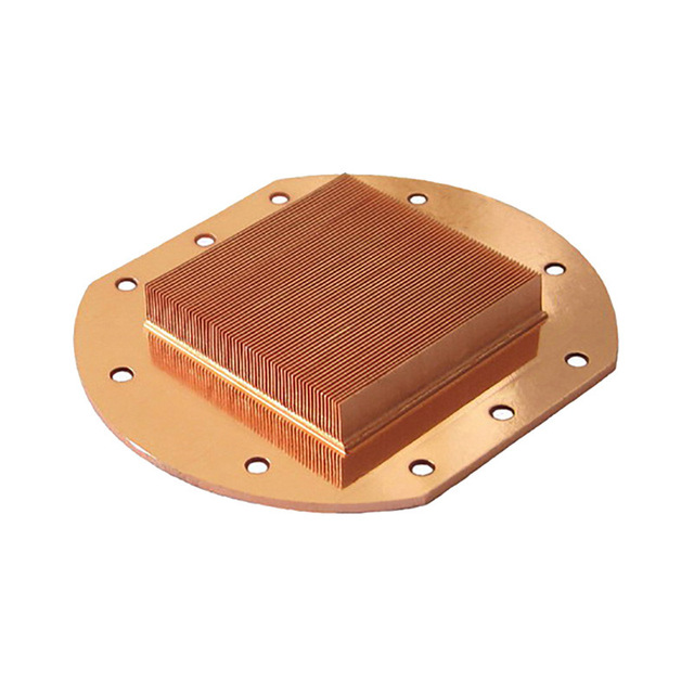 Large or Small Size High Efficiency Skiving Fin Copper Aluminum Heatsink for CPU Cooler and Electronics