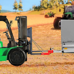 Ambizione ODM/OEM pesante carrello elevatore rosso attacco di traino per 2 "ricevitore rimorchio adattatore con catena - Product Image 5