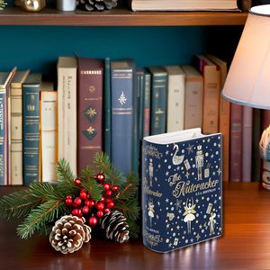 Vase en céramique en forme de <span class=keywords><strong>livre</strong></span> Original petit décor à la maison pour les amoureux des livres mignon <span class=keywords><strong>casse</strong></span>-<span class=keywords><strong>noisette</strong></span> ornement de noël Vase de table - Product Image 3