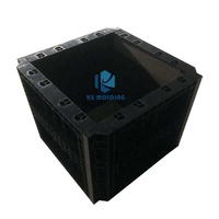 Kaixuan – Coffrage modulaire réutilisable en plastique ABS léger pour bâtiment moderne, pince de colonne réglable, moule carré, durée de vie prolongée