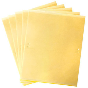 Piège à mouches collant jaune et bleu haute efficacité 20*25cm, attrape-insectes collant à forte adhérence pour thrips, pucerons, moucherons blancs - Product Image 1