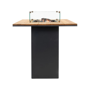 Mesa de <span class=keywords><strong>Chimenea</strong></span> a Gas, Construcción de Hierro, Calentador Portátil para Interiores/Exteriores con Pinchos, Recubrimiento en Polvo, para Jardín y Fiestas - Product Image 3