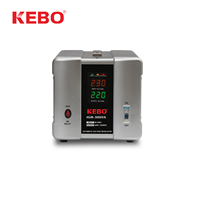 HUR-5000VA monophasé 220V AVR régulateur de tension stabilisateur à haute efficacité avec large plage de tension pour une utilisation domestique et de bureau