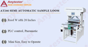 246 श्रृंखला अर्ध-स्वचालित नमूना लूम का उपयोग सभी प्रकार के कपड़ों के नमूना बुनाई के लिए किया जाता है - Product Image 3