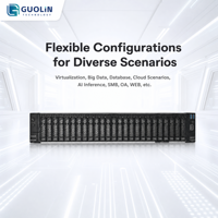 Serveur en rack FusionServer 2288H V7 2U pour la virtualisation de centre de données, l'informatique en nuage, serveur d'entreprise à double processeur