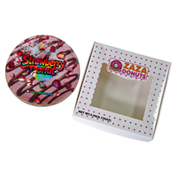 NOUVEAU STOCK – Sachets Mylar Holographiques Découpés à la Forme Irrégulière de 3,5 g avec Boîtes à Fenêtre – Combo pour 3,5 Grammes de Fleurs d'Herbes Sèches Comestibles