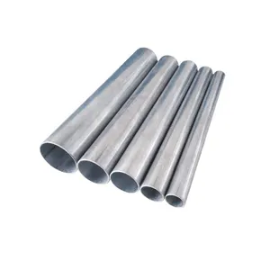 Tubo d'acciaio galvanizzato dell'armatura del tubo tondo immerso caldo gi galvan tubo d'acciaio per la costruzione del tubo d'acciaio pre galvanizzato ASTM