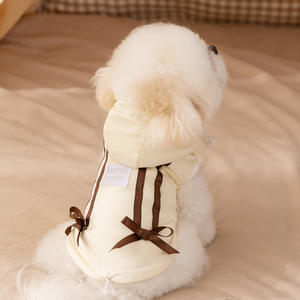 가을 겨울 신상 소형견 의류 반사 방수 겨울용 다운 재킷 두꺼운 솔리드 패턴 애완동물용 - Product Image 2