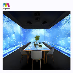 Projection immersive sur le sol et les murs des restaurants, mur <span class=keywords><strong>vidéo</strong></span> 360°, projection immersive 3D pour restaurants - Product Image 4