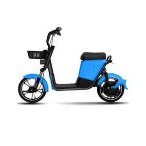 CE最畅销48V350W/500W 2轮共享电动滑板车带篮下电动摩托车成人用锂电池