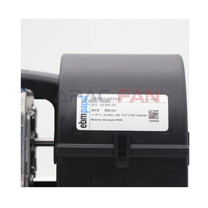 Ventilador Centrífugo EC Ebm-papst K3G097-AK34-65 de 97 mm y 26 V, 394 W, Soplador Industrial de Alto Flujo de Aire, Alta Presión Estática, Baja Corriente y Altas RPM - Product Image 2