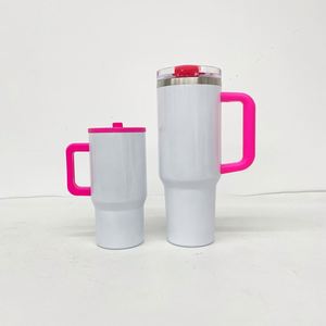 Vaso Térmico de Viaje de 40oz con Popote Abatible Removible, Antiderrames, Blanco para Sublimación, que Brilla en la Oscuridad (Verde), desde Almacén de EE. UU. para Halloween - Product Image 2