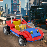 Voiture de course créative Leguoguo MOC MOOXI MOC1296 Jouets d'action Blocs et jouets de construction pour enfants Poupée