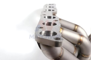 Collecteur d'échappement turbo MATCHWAY en acier inoxydable 316L, 100 % soudé TIG pour <span class=keywords><strong>Supra</strong></span> <span class=keywords><strong>Mk4</strong></span> Lexus GS300 2JZGE SCHEDULE40 T4 - Product Image 3