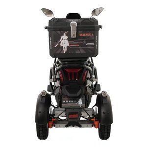 Saige Black Warrior WarRide X1 Moto Elettrica Autobilanciante <span class=keywords><strong>a</strong></span> 3 Ruote 1500W 72V 80km/h con TCS <span class=keywords><strong>CBS</strong></span> per Consegne e Pendolarismo - Product Image 6