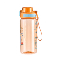 Ecozen Tritan Verrouillage de la bouteille de boisson pour enfants Lavable au lave-vaisselle Bouteille d'eau Pop Lid Full Print Outdoor Tour Bouteilles d'eau pour
