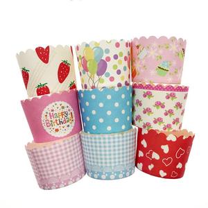Moule à gâteau jetable, 50 pièces, outils de cuisson personnalisés, petite, moyenne tasse à <span class=keywords><strong>Muffin</strong></span>, tasse à four, fournitures de fête, vente en gros - Product Image 1