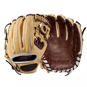 Gants en cuir de <span class=keywords><strong>Softball</strong></span> de mitaines de Baseball de pichet professionnel de haute qualité pour l'équipement de qualité d'entraînement de Baseball - Product Image 6