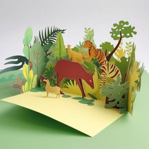 Cartes de vœux fantaisie à bas prix, vente chaude, faible MOQ, carte pop-up, <span class=keywords><strong>joyeux</strong></span> <span class=keywords><strong>anniversaire</strong></span>, cartes de vœux 3D pop-up - Product Image 4