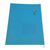 Pochette suspendue pour documents A4/FC, couleurs assorties, avec fermeture personnalisée, pour l'école, en vrac, avec logo personnalisé OUNAN
