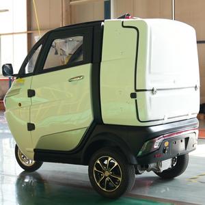 Motocicleta Eléctrica de Carga de Tres Ruedas con Cabina, Mini Triciclo Eléctrico Cerrado con Batería de Litio Blanca de China - Product Image 3