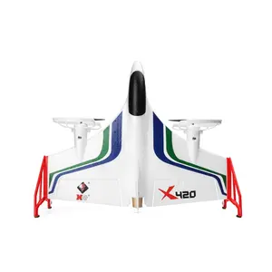 Wltoys XK X420飞机无刷电机垂直起飞发光二极管灯遥控滑翔机固定翼遥控飞机电动飞机