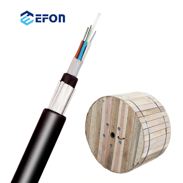 Outdoor Multi Loose Tube Glass Yarn Member All Dielectric Aerial Duct 12F 24C 48 Core YOFC Fiber Optic Cable GYFTY73 GYFTY53-G