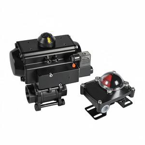 Válvulas de Bola de Pedido Urgente COVNA HK56 DN25 1\" Válvula de Bola de Vapor de 2 Vías con Actuador Neumático de Acero Inoxidable 316 1000 WOG - Product Image 4