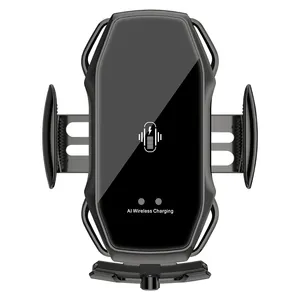 Illuminated Logo Car Wireless Magnetic Universal Phone Holder Charger For All Phone