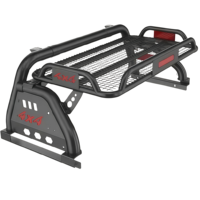 Barres de protection universelles en acier pour benne de pick-up, panier de protection robuste noir mat à fixer par boulons pour Revo Vigo Isuzu