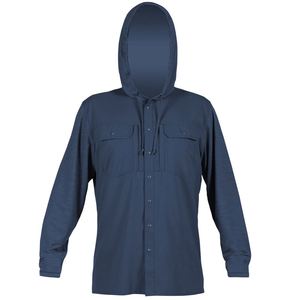 Camisas con Capucha, Protección Solar UPF 50, Manga Larga, Logotipo Personalizado, Camisa de Pesca con Capucha para Hombre - Product Image 2
