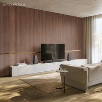 Paneles Decorativos de Madera para Pared, Material Acústico Absorbente de Sonido para Cine en Casa de Primera Calidad