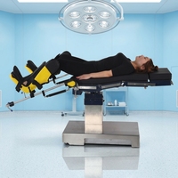 Table d'opération manuelle BT-ROQ en acier pour hôpital, support de jambe en litotomie, support de jambe de type botte, certifié CE