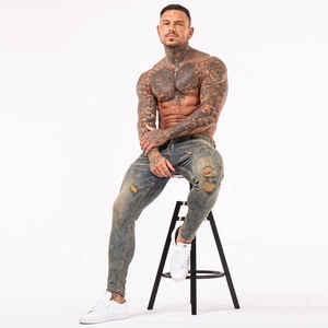 Gingto chromatically mới đến mùa hè thư giãn phù hợp với Mens denim Stretch jeans skinny jeans người đàn ông <span class=keywords><strong>jens</strong></span> cho nam giới - Product Image 6