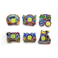 Souvenirs du Costa Rica, idées cadeaux des Bahamas, vente flash, designs en MDF, aimants de réfrigérateur personnalisés avec vue sur la mer, la plage et les bateaux de Punta Cana