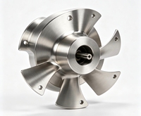 Roue de pompe en acier inoxydable moulée par gravité SS304 SS316 CF8 CF8M pour applications CVC et eau