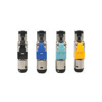 Konektor Jaringan MT-5058 Tanpa Alat Tahan Air FTP STP Terproteksi Cat8 Modular Rj45 8p8c Plug Modular