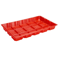Plateau d'alimentation en plastique pour poussins de ferme avicole, pour la première alimentation des poussins de chair