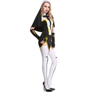 Disfraz de Monja Vampiro o Demonio para Mujer, Cosplay de Halloween, Venta al Por Mayor MS - Product Image 4