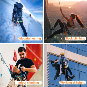 C601S1H3 venta al por mayor bajo <span class=keywords><strong>precio</strong></span> llavero resistente mosquetón giratorio gancho Clip hebilla aluminio 4KN correa <span class=keywords><strong>de</strong></span> perro mosquetón - Product Image 6