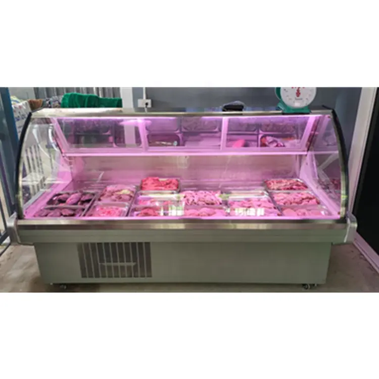 Vitrine de viande commerciale, glacière pour vitrine, pour réfrigérateur, poulet